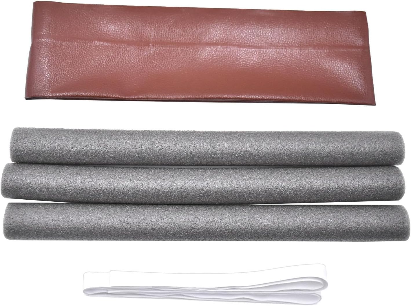 JISADER Door Draft Stopper Dustproof Windproof Waterproof Brown