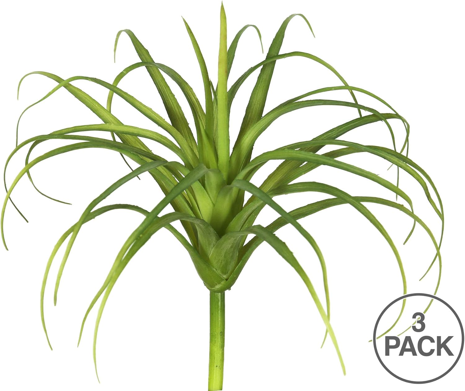 Vickerman Artificial Frosted Green Grass Stem 8 - 3 Pack