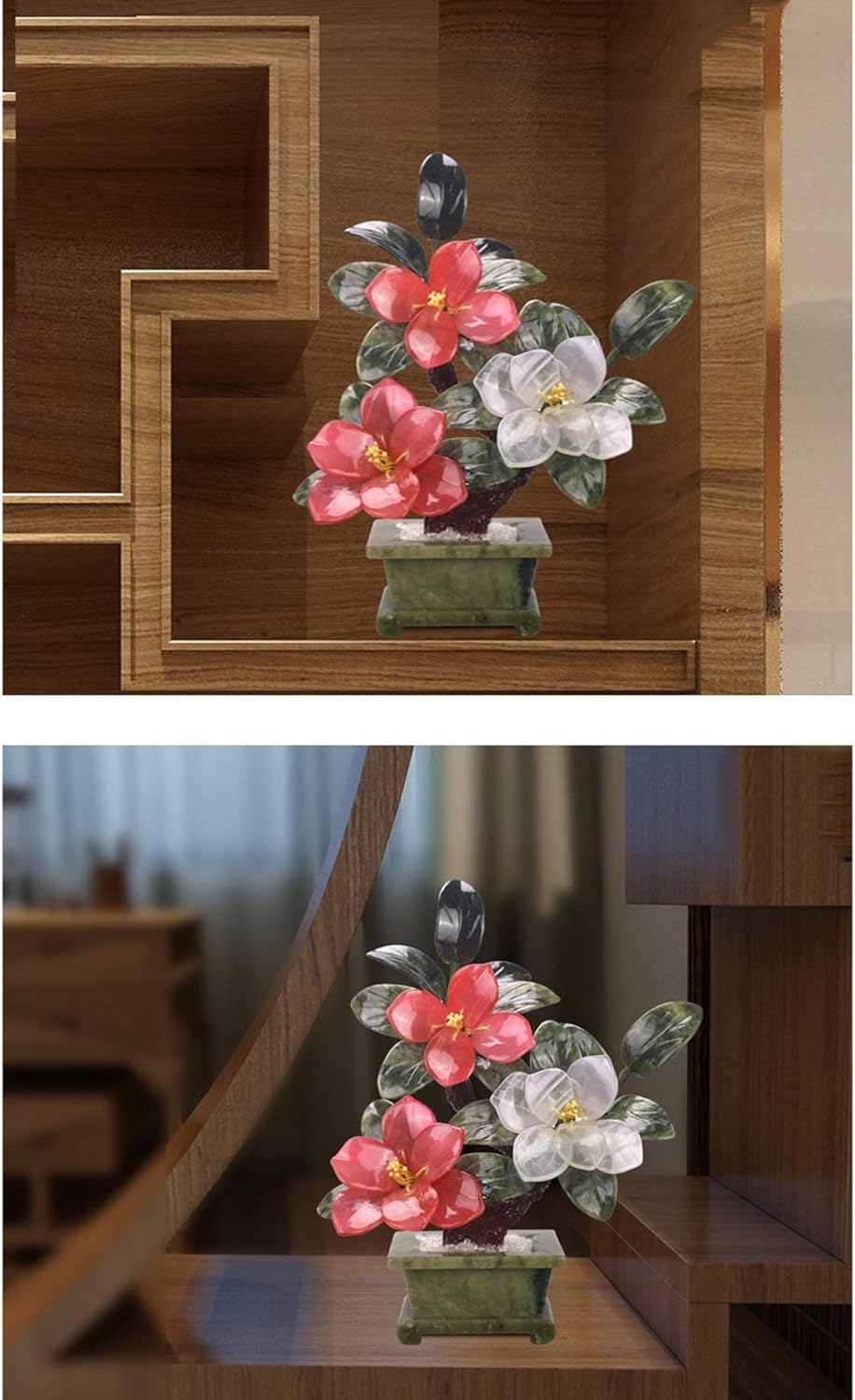 Artificial Peony Bonsai Tree for Home Decor