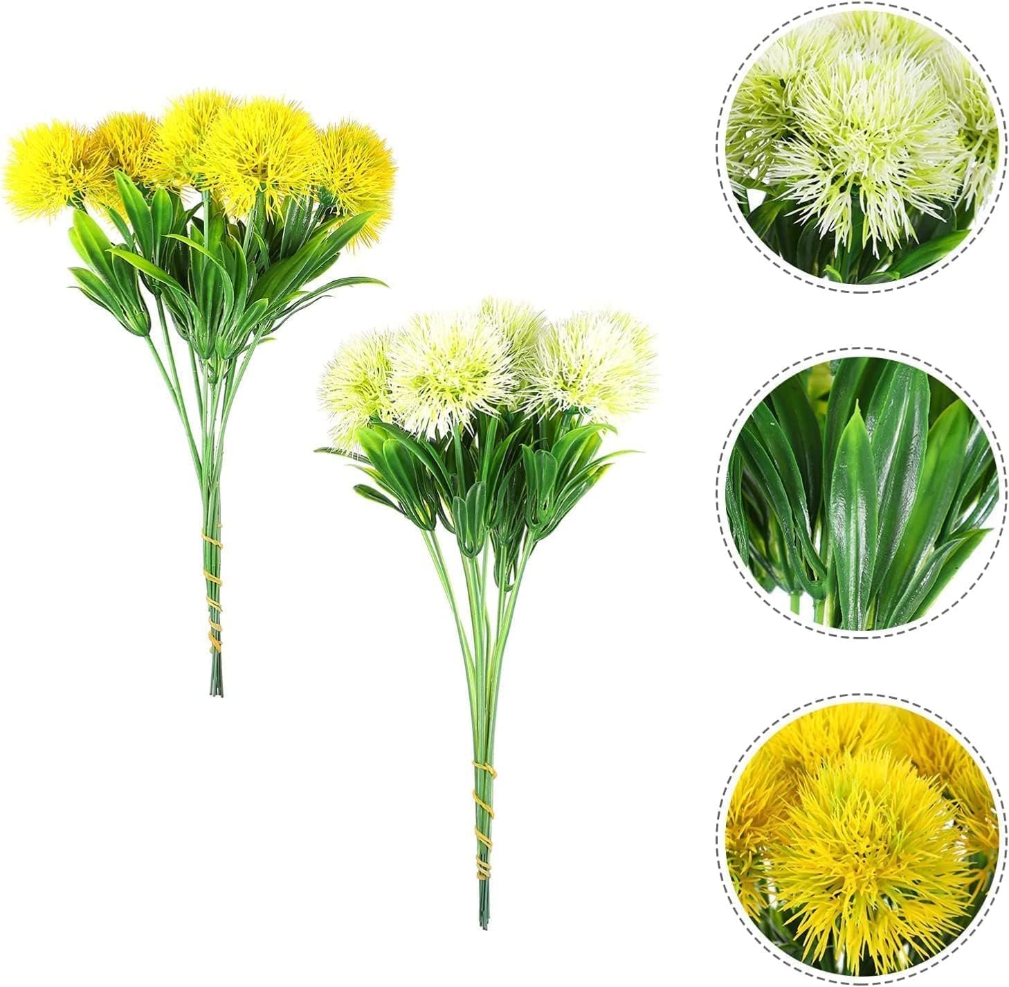 Artificial Flowers 10pcs Fake Bouquet Chrysanthemum Decor