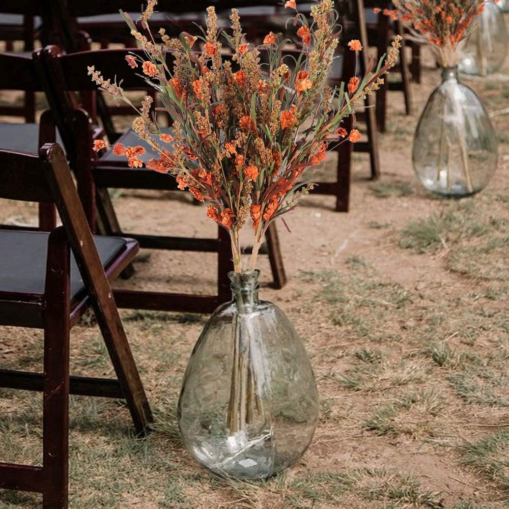 2 Bundles Artificial Fall Stems 26in Dried Flower Decor