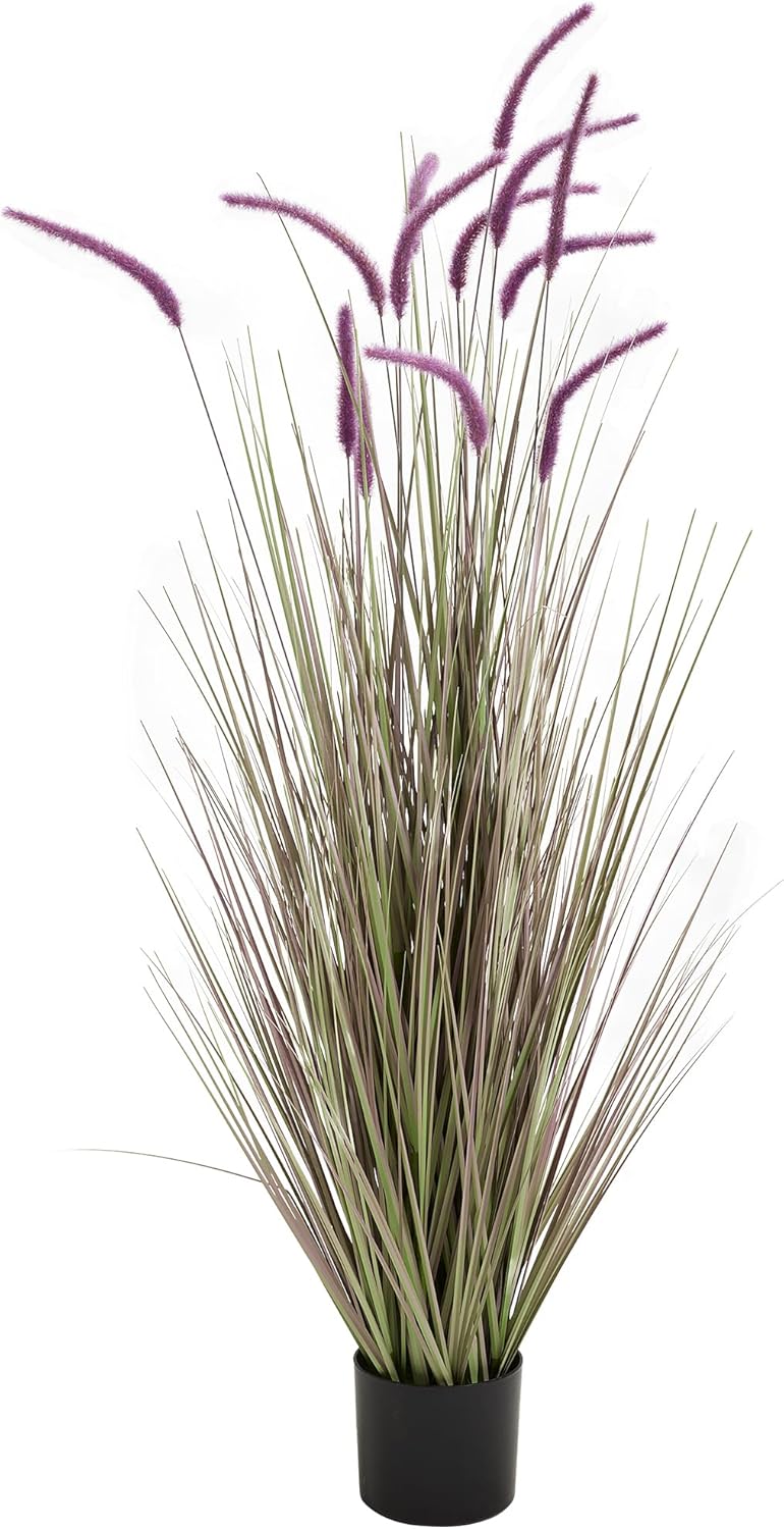 KOL 5ft Purple Horsetail Artificial Grass Plant