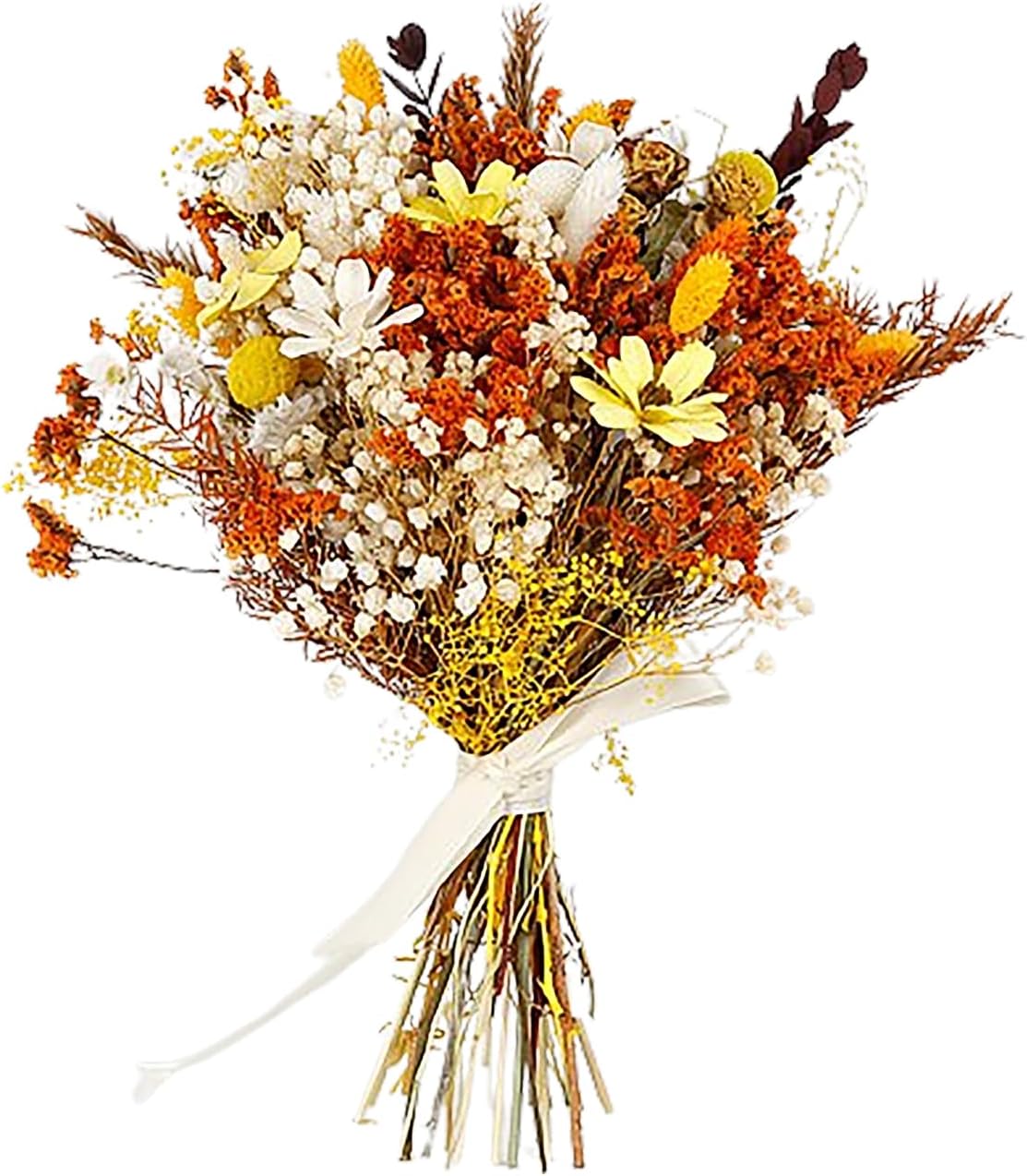 Fall Dried Flower Bouquet Artificial Mixed Foliage Wedding Centerpiece