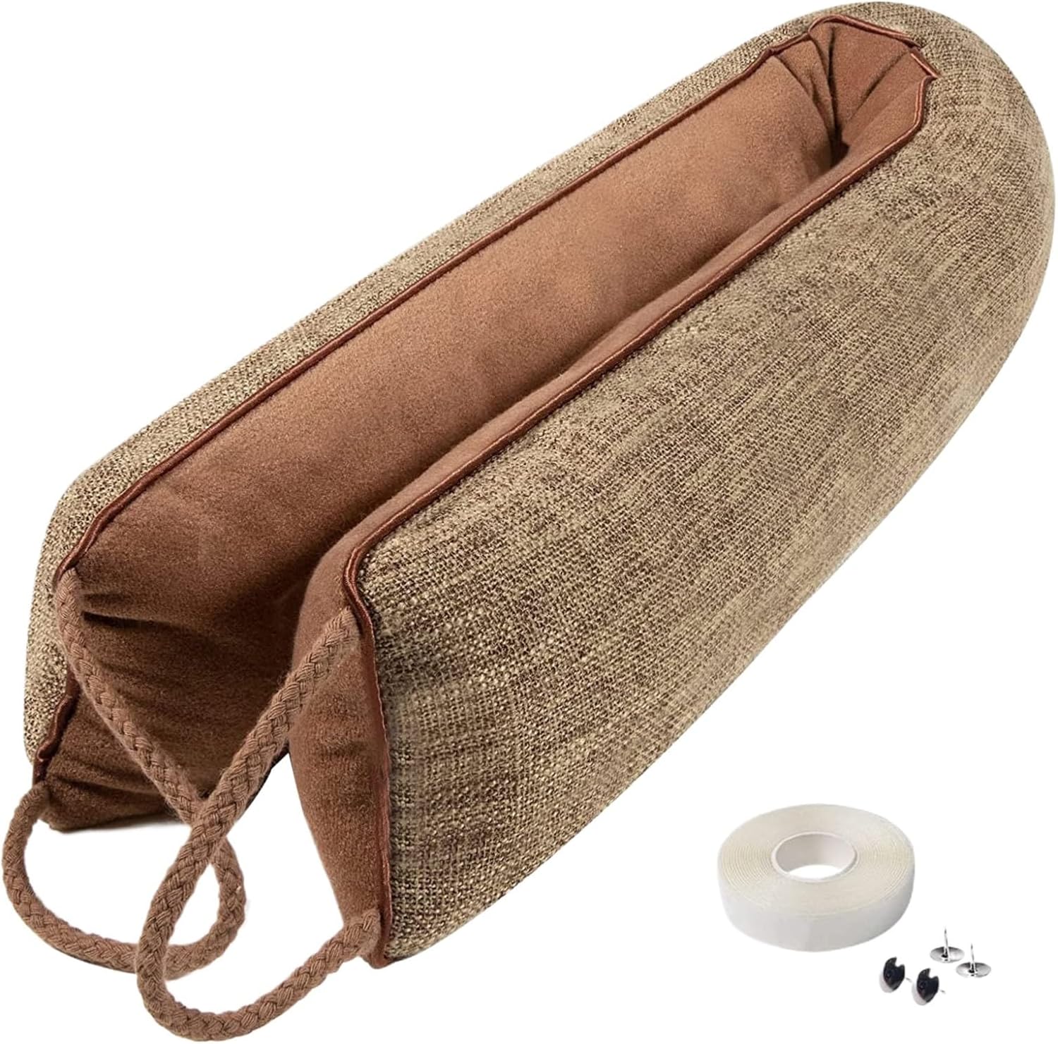 36 Inch Under Door Draft Stopper with Weighted Sandbags and Hanging Loops