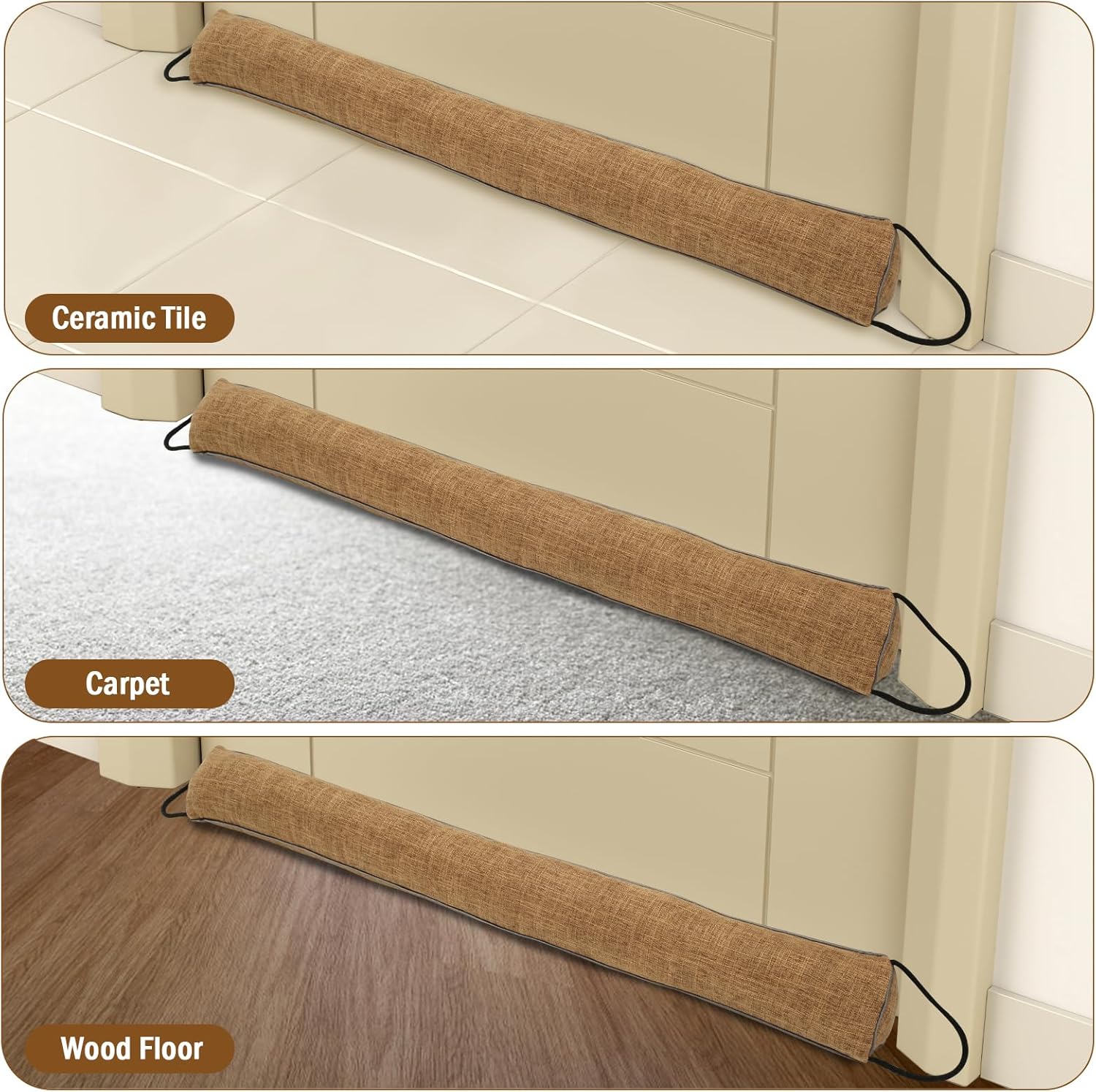 Under Door Draft Stopper 36 Inch Triangle Weather Guard