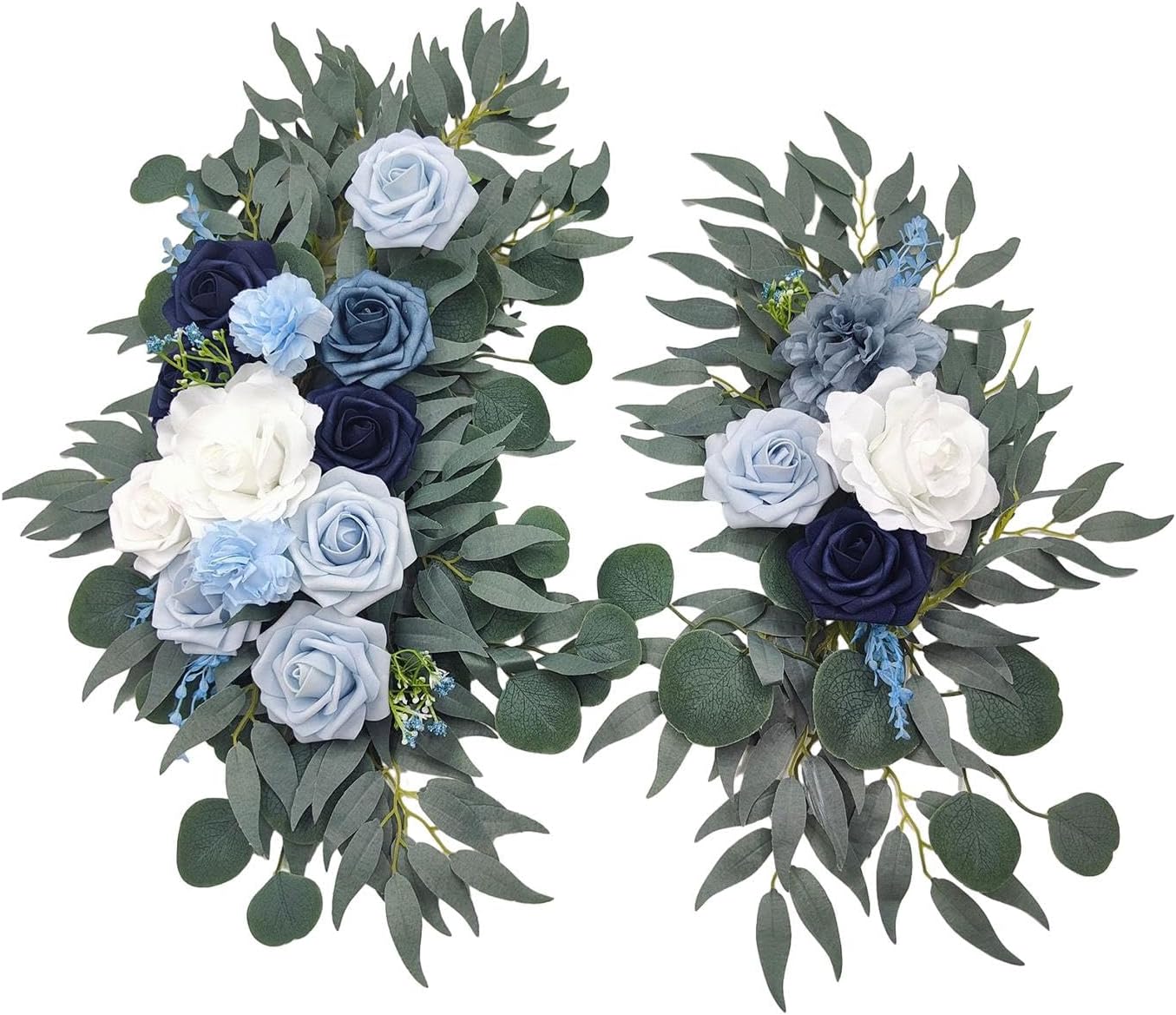 Artificial Blue Flower Swag for Wedding Arch