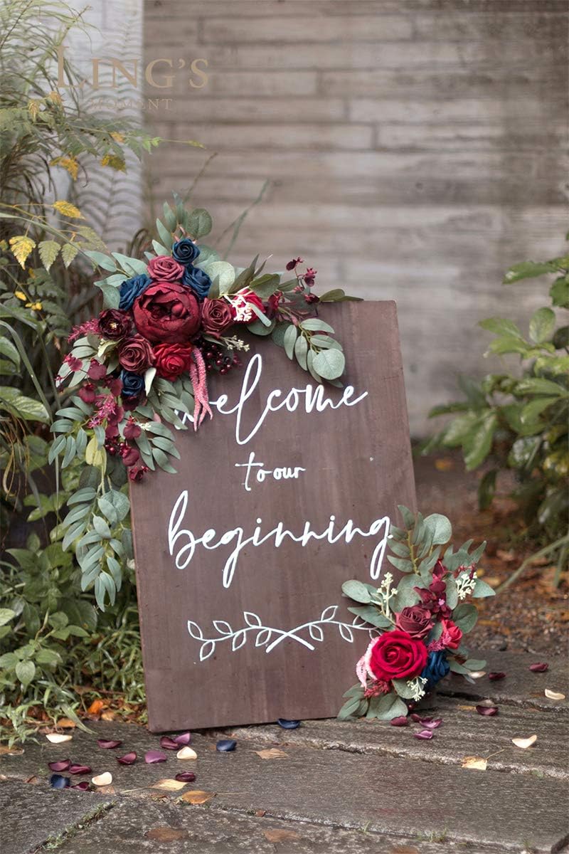 Lings Moment Artificial Welcome Sign Decor