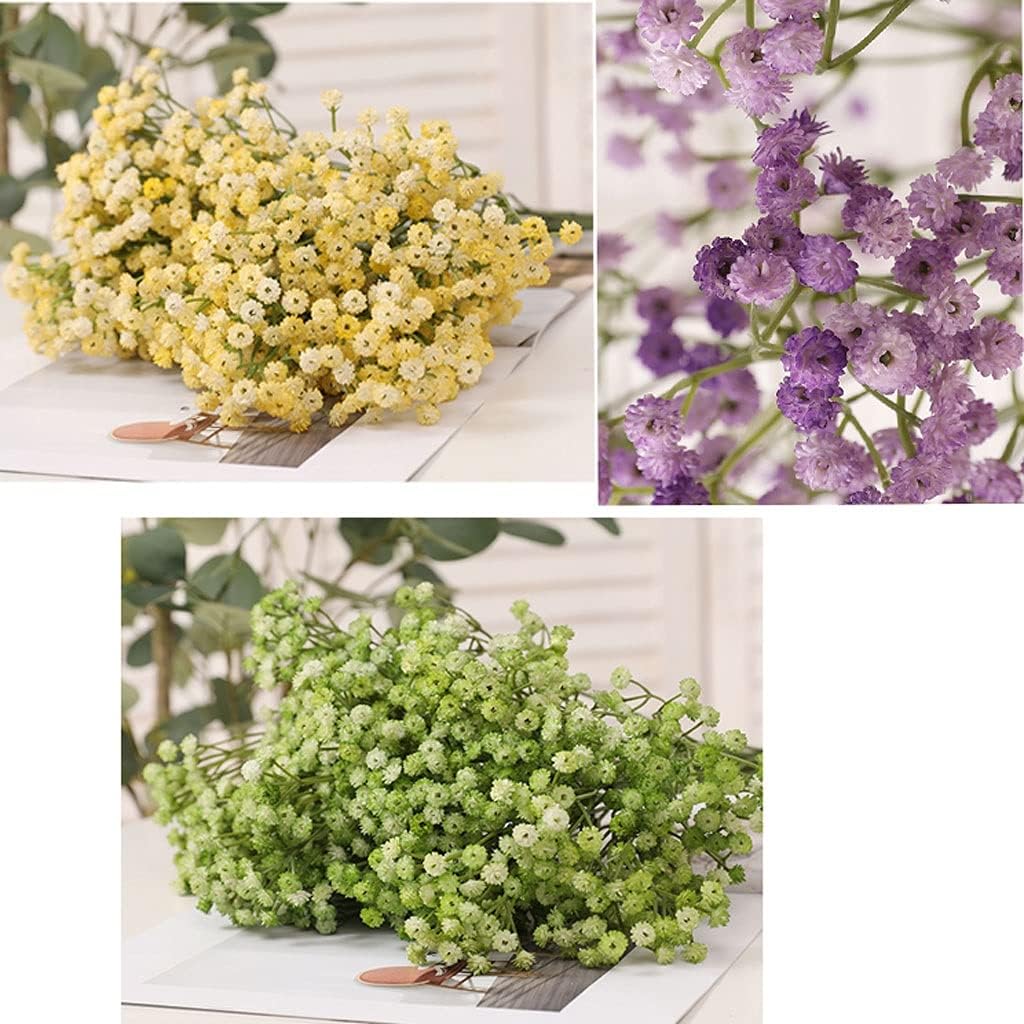 Artificial Flowers Gypsophila Soft Plastic Head Bouquet