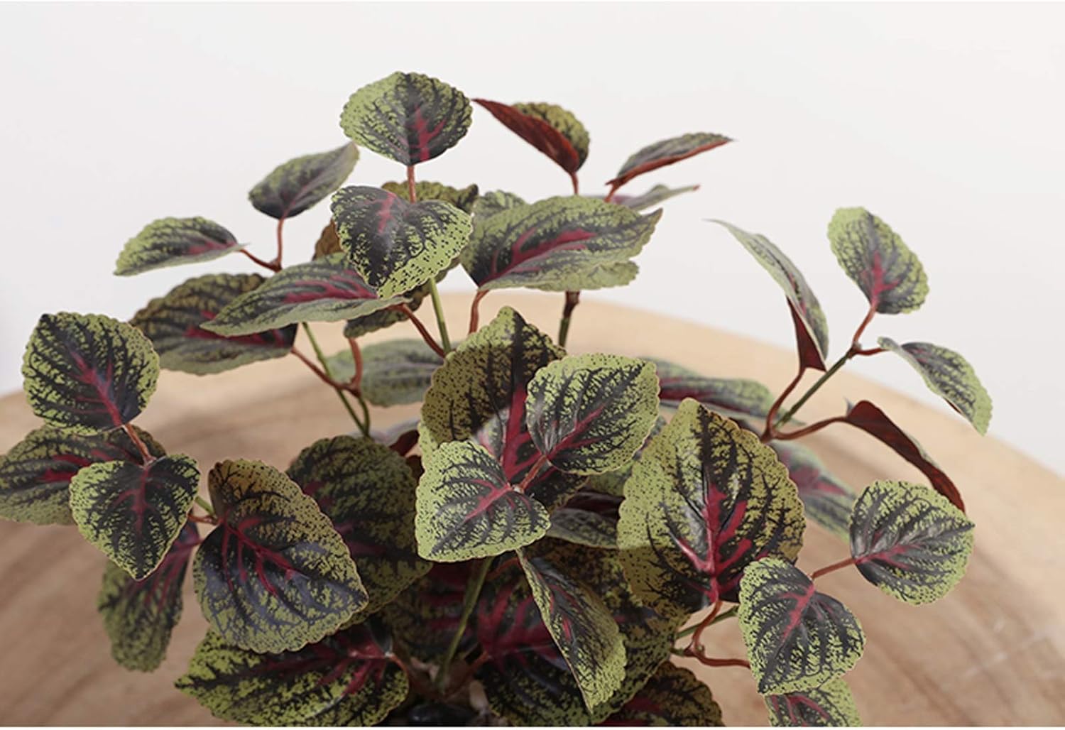Artificial Watermelon Leaves Potted Plants for Home Office Decor