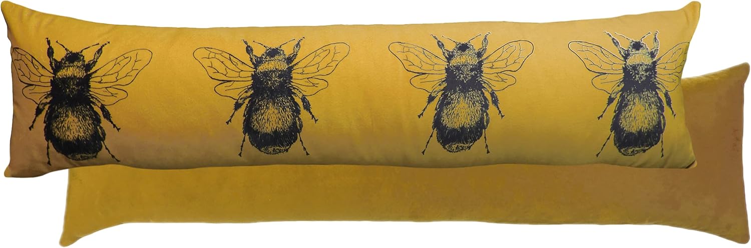 Gold Bee Draft Excluder Cover by Evans Lichfield