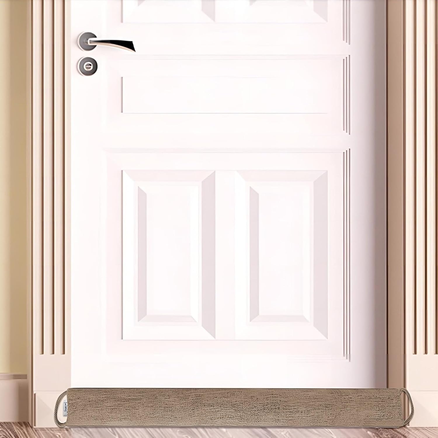 36 Inch Under Door Draft Stopper with Weighted Sandbags and Hanging Loops