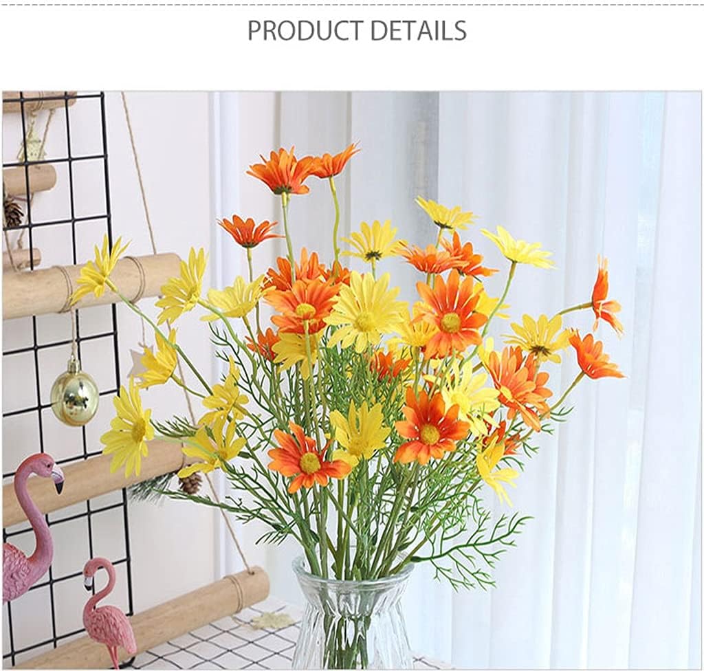 Faux Flower Artificial Flowers 10 Pcs Chamomiles