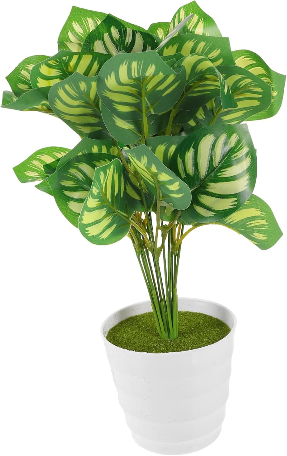 Fake Watermelon Leaf Bonsai Plant for Home Decor