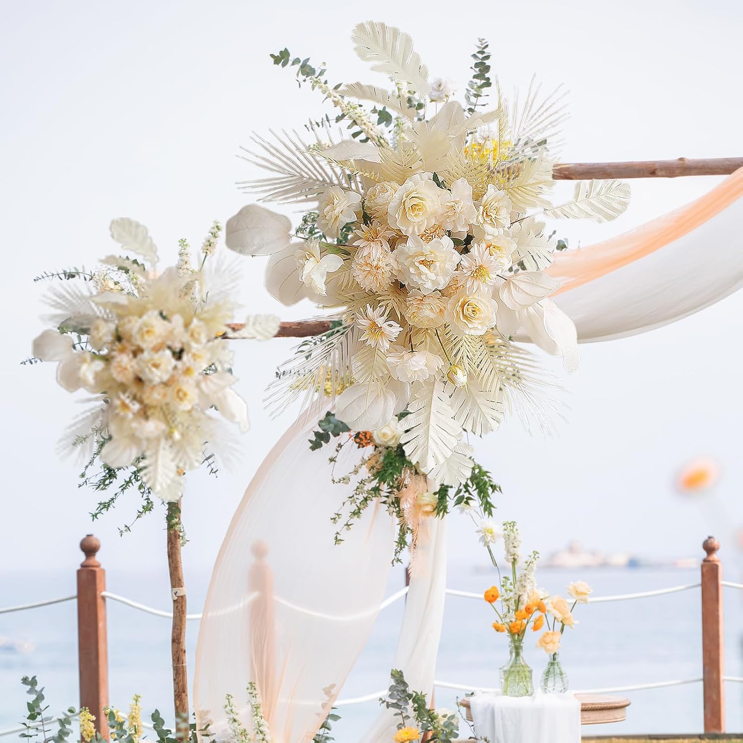 Artificial Wedding Flower Bouquets for Ceremony Decor