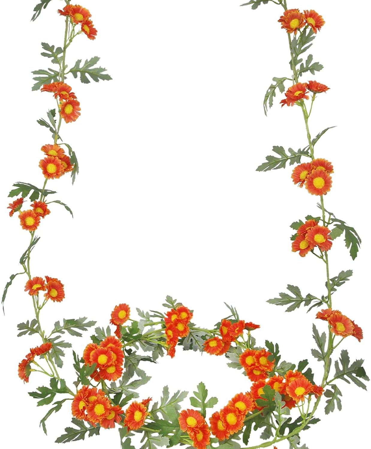 2 Pcs Wildflower Garland for Spring and Summer Decor