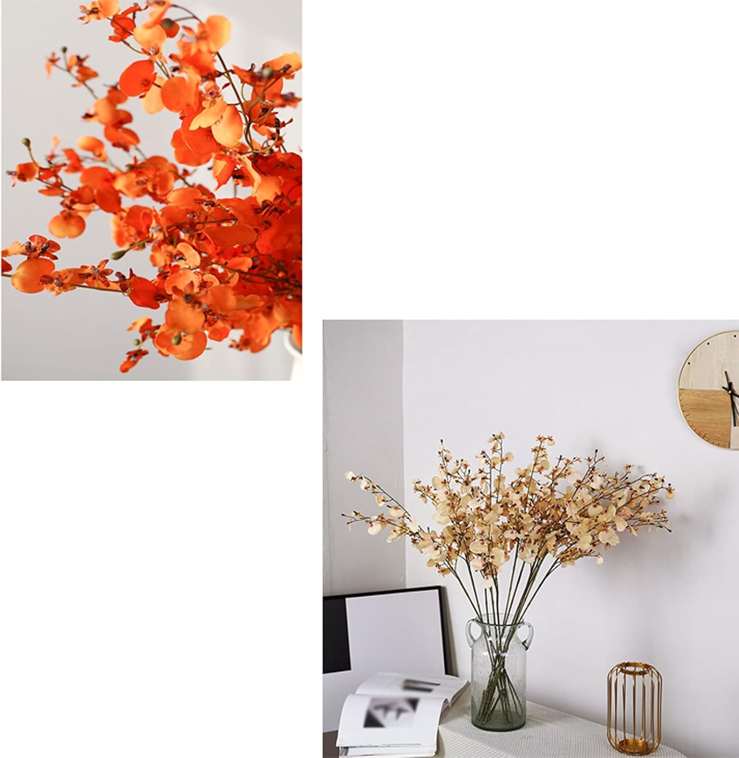 Artificial Dancing Orchid with Bottle Luxury Decor