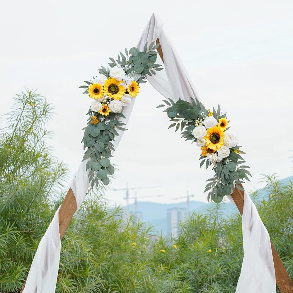 Ponatia Artificial Wedding Arch Flowers Pack of 2