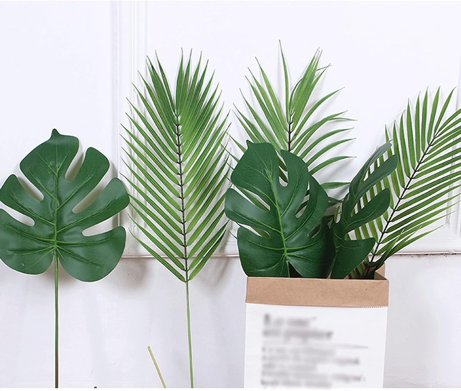 Artificial Monstera Plant 23 Inch Fake Potted Palm Tree Decor