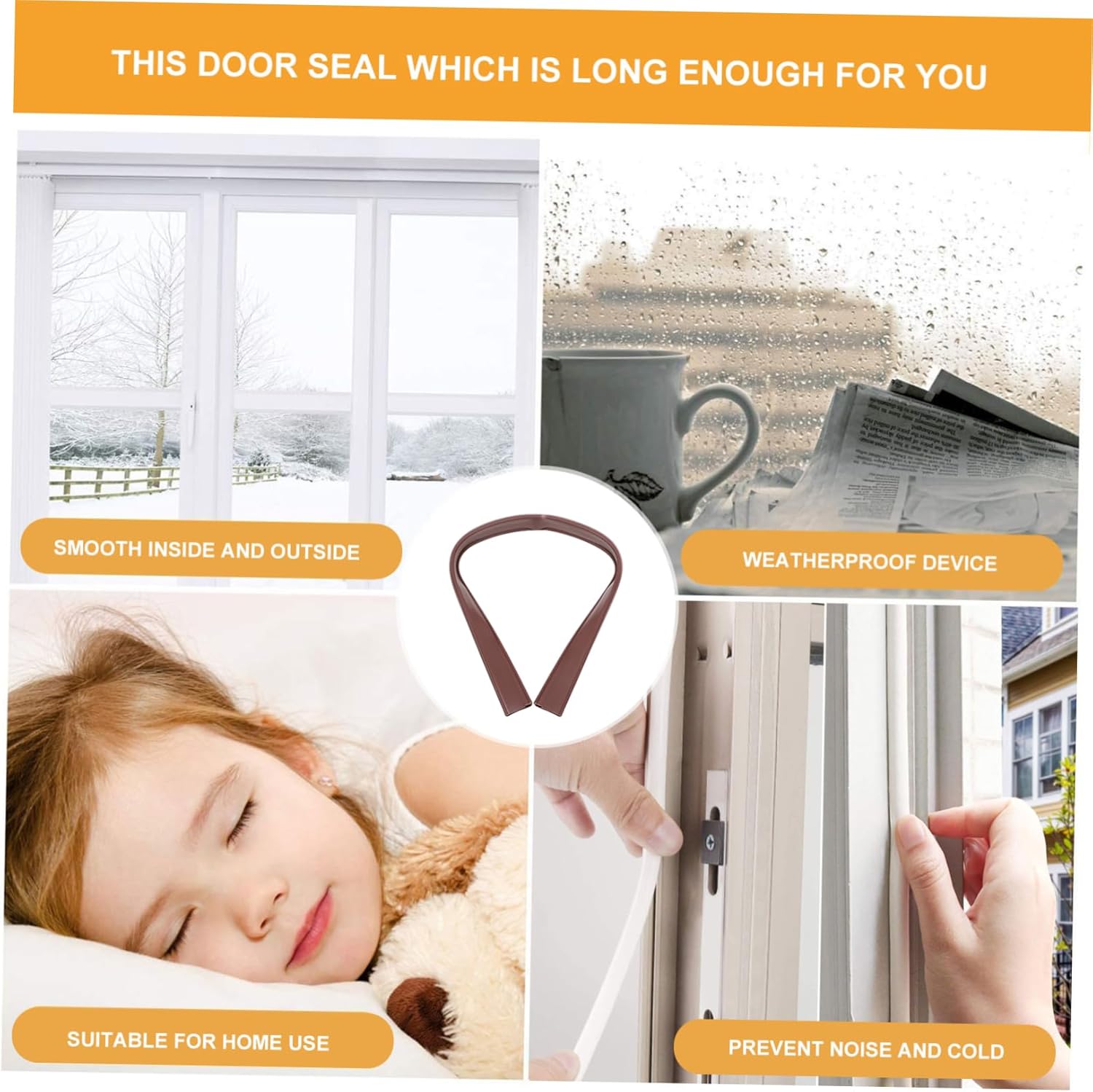 Noise Blocker for Dorm Windproof Door Seal Strip