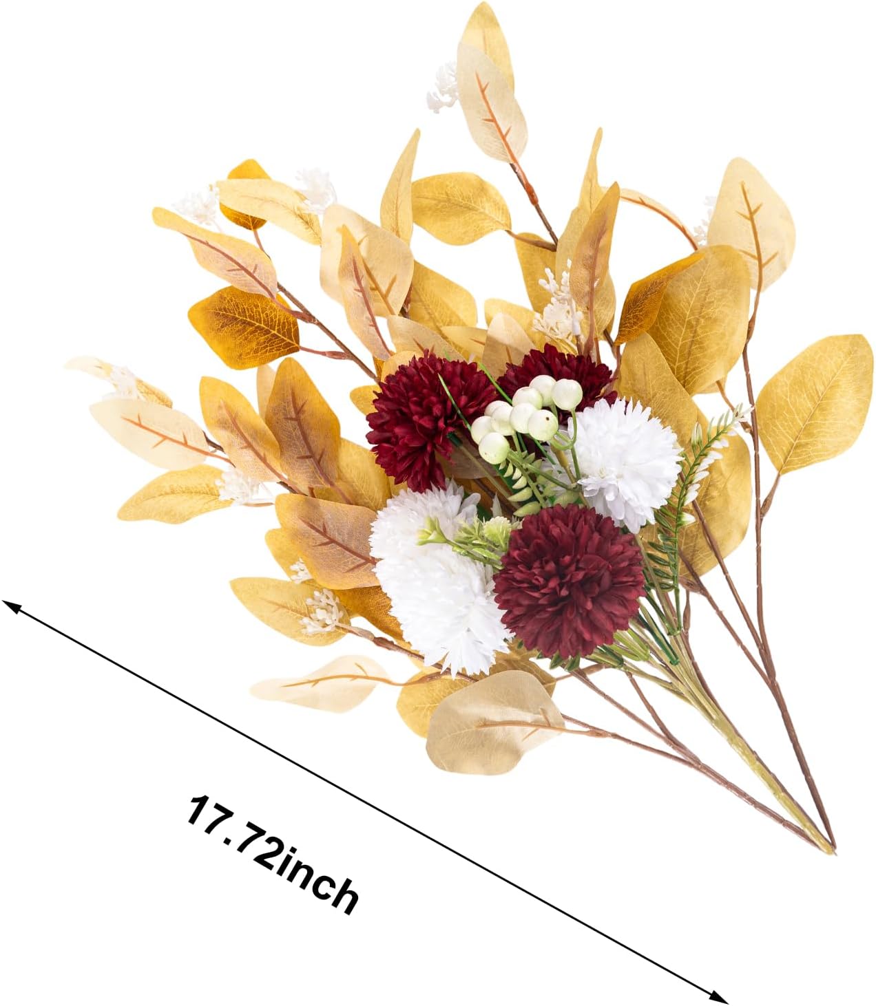 GOSTADY Artificial Chrysanthemum Flowers with Real Touch Stems