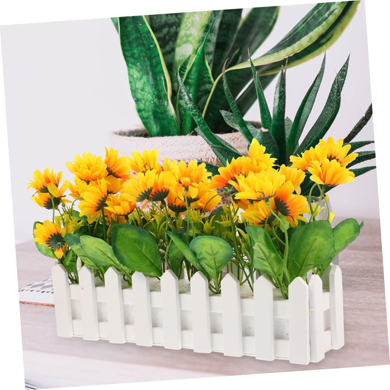 White Artificial Sunflower Flower Arrangement