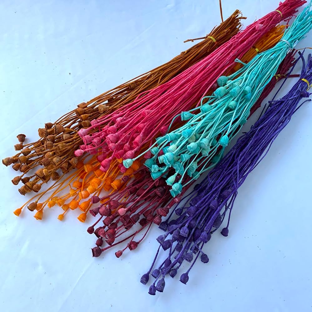 40PCS Dried Flowers 1378-1575 Inch Artificial Floral Arrangements