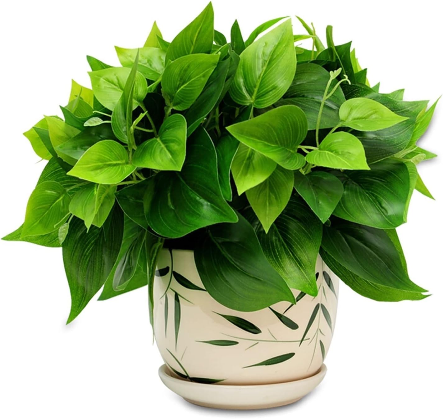 Realistic Artificial Potted Plants with Ceramic Pot
