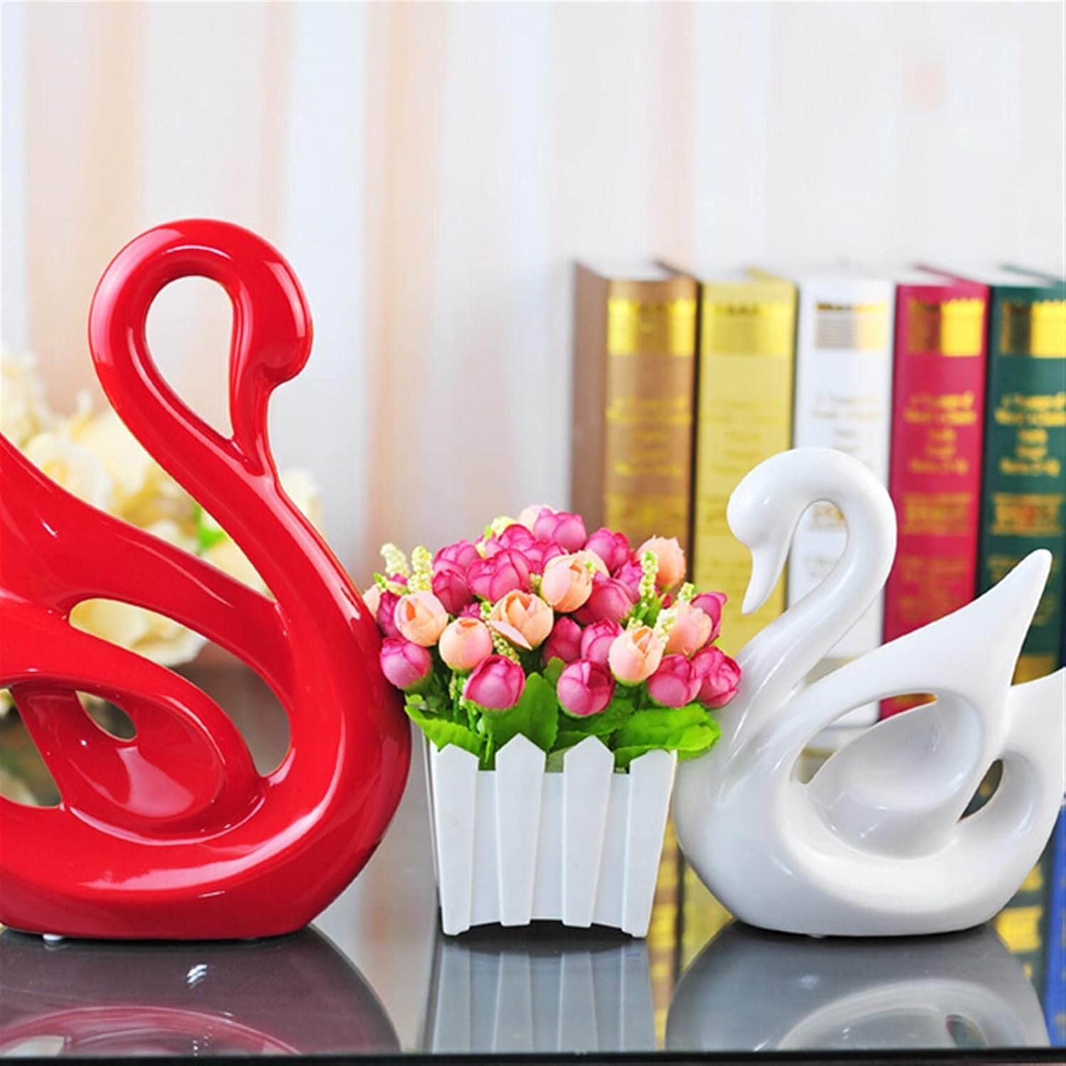 Artificial Plants Small Faux Potted Plants for Home Decor