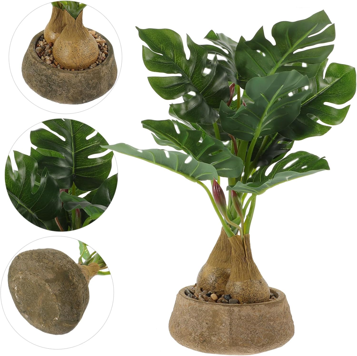 Lifelike Artificial Turtle Plant Pot for Home Office Decor