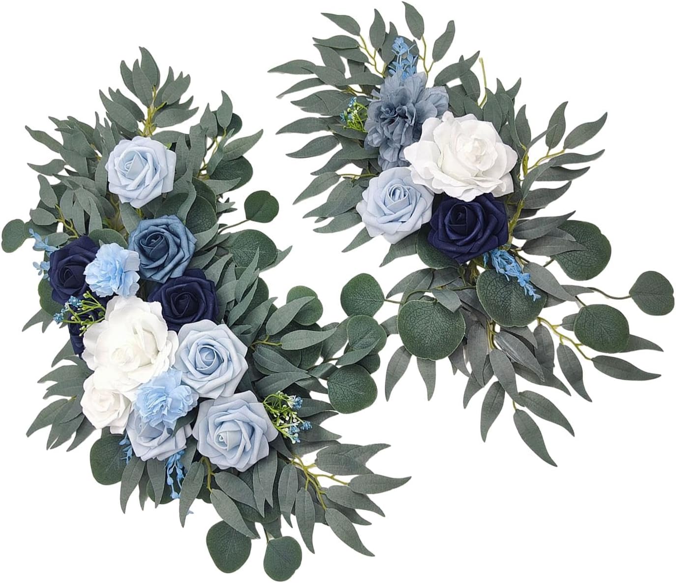 Artificial Blue Flower Swag for Wedding Arch