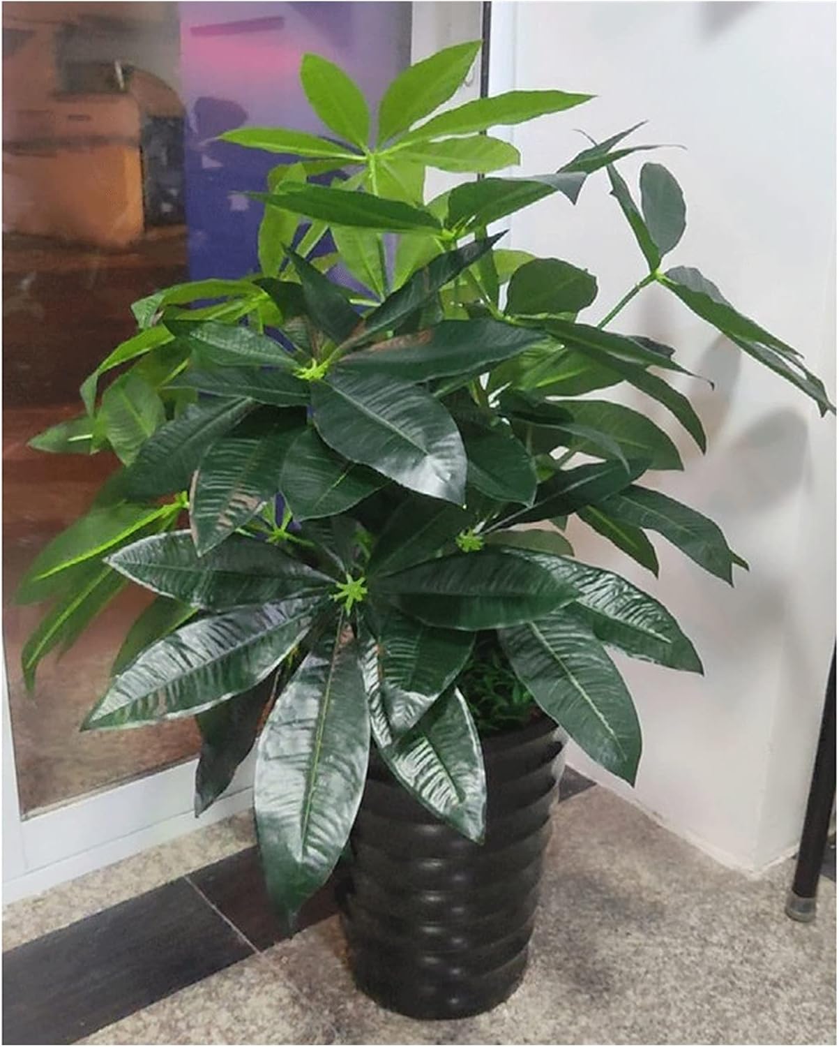 Artificial Pine Bonsai Tree 295 Inch Faux Plants with 18 Leaves