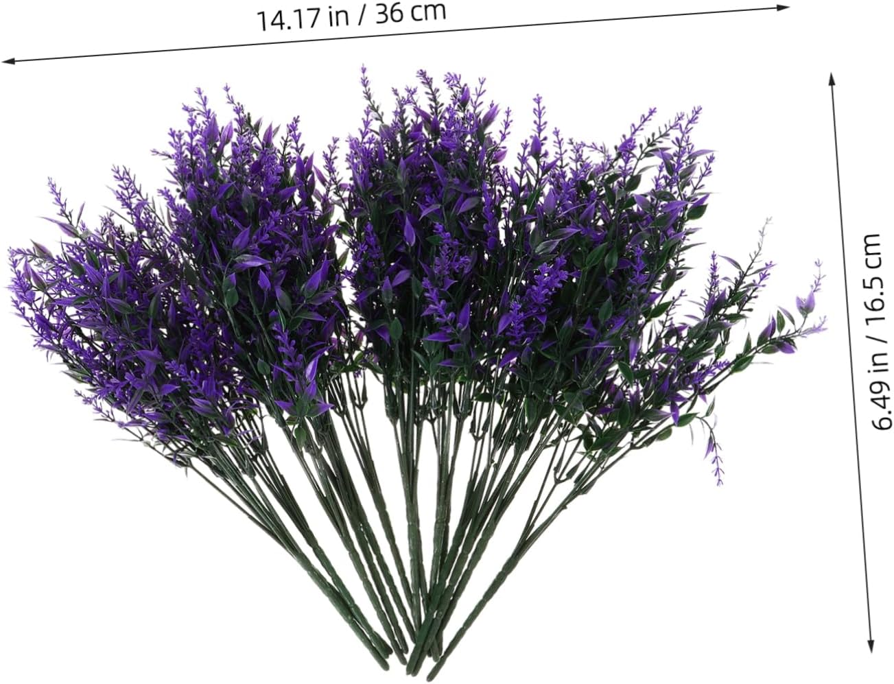 Mobestech 15Pcs Artificial Lavender Stems for Home Decor