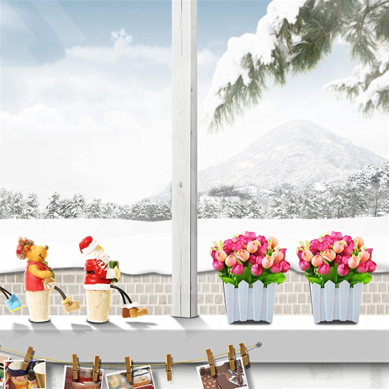 Artificial Plants Small Faux Potted Plants for Home Decor