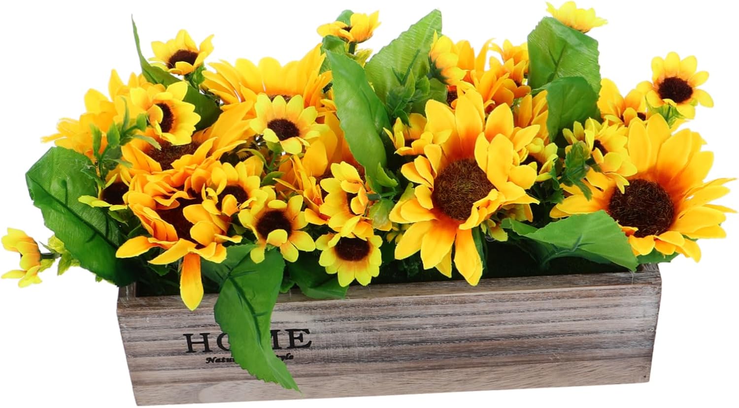 Artificial Sunflower Potted Plant for Shelf Decor