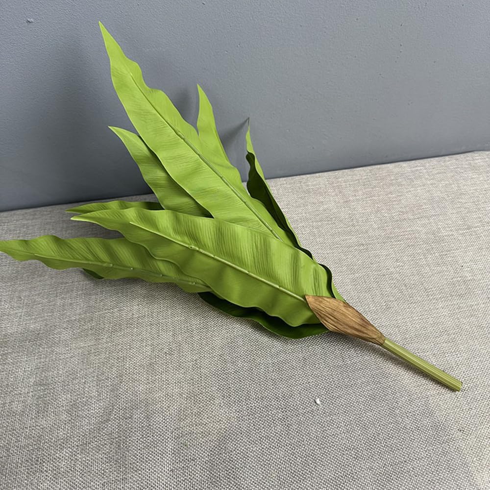 2 Pcs Birds Nest Ferns Fake Plants 177 In Artificial Greenery Shrubs