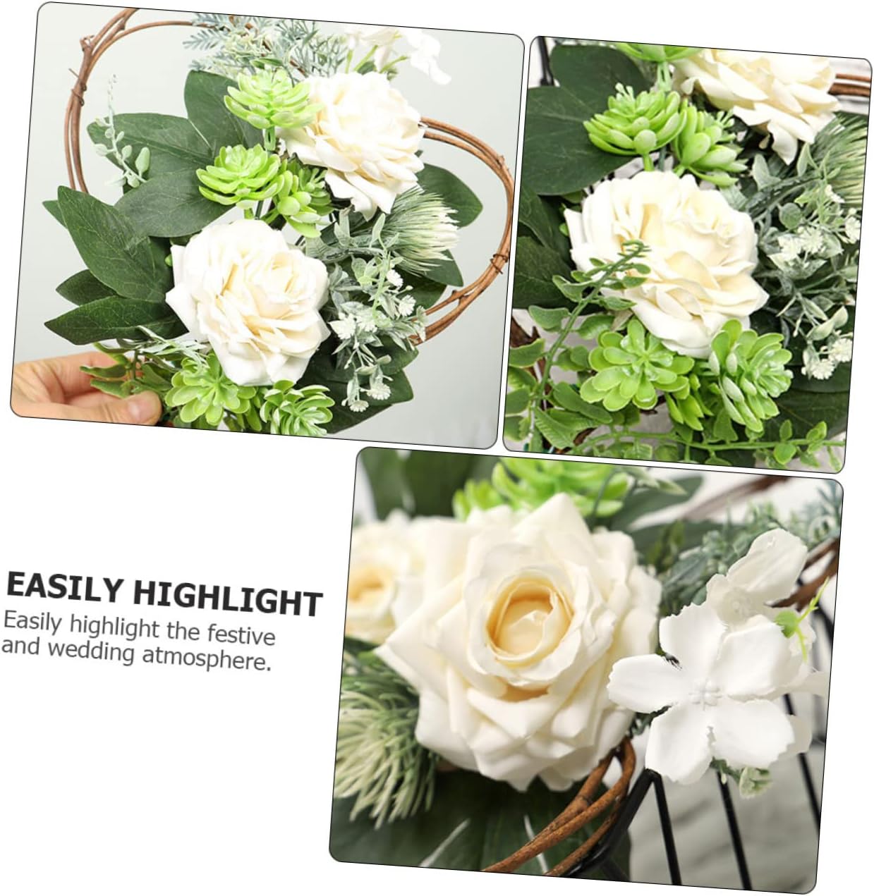 Premium Artificial Flower Garland for Home and Wedding Decor