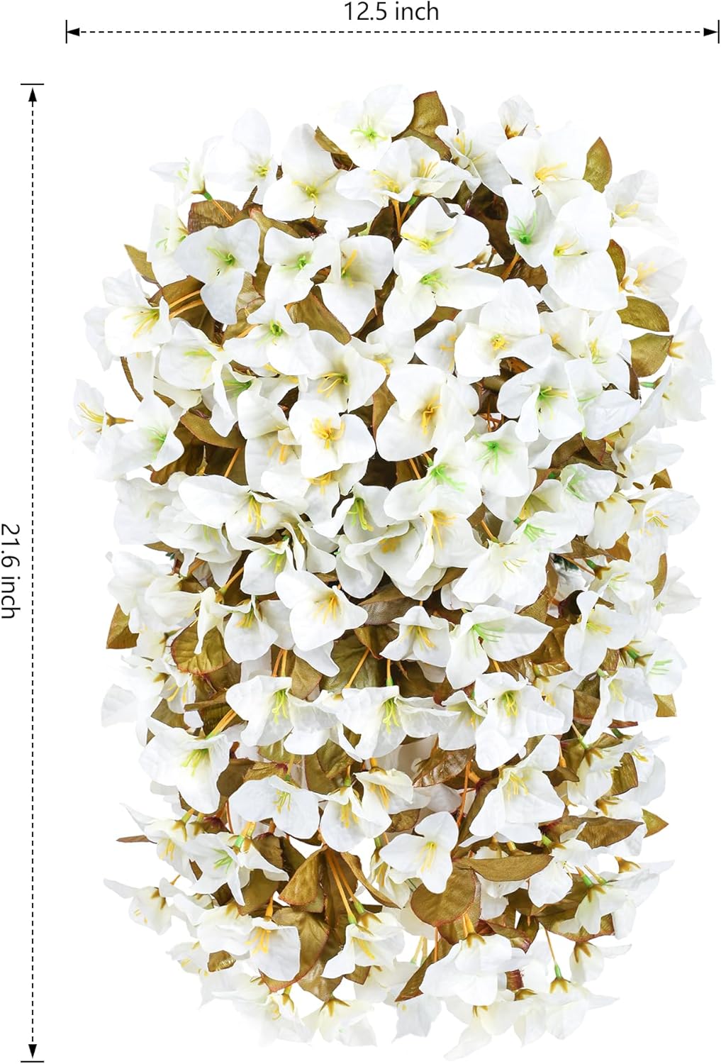 HyeFlora Artificial Bougainvillea Hanging Flowers 2pcs