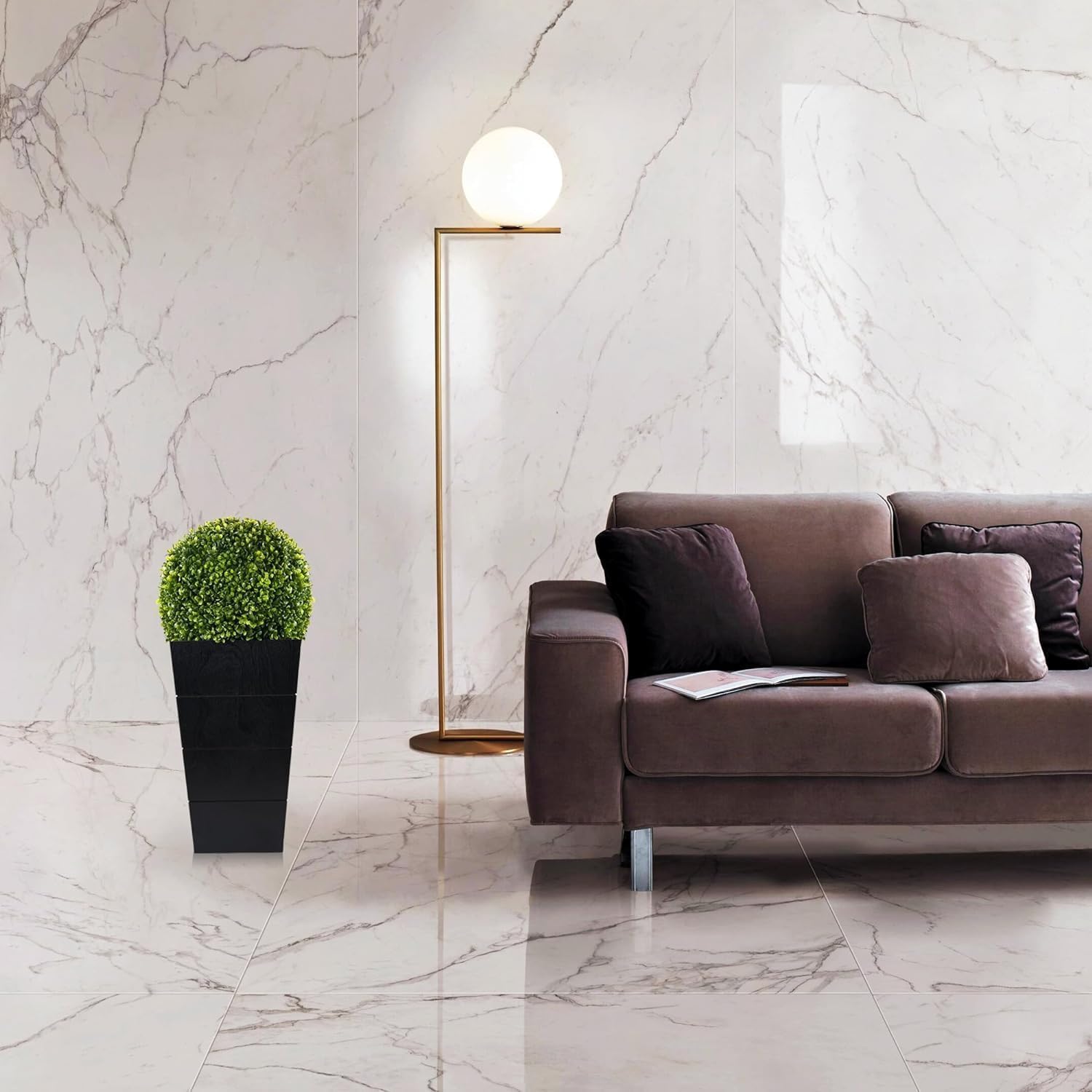 29in Artificial Plants with LED Lights and Battery Power