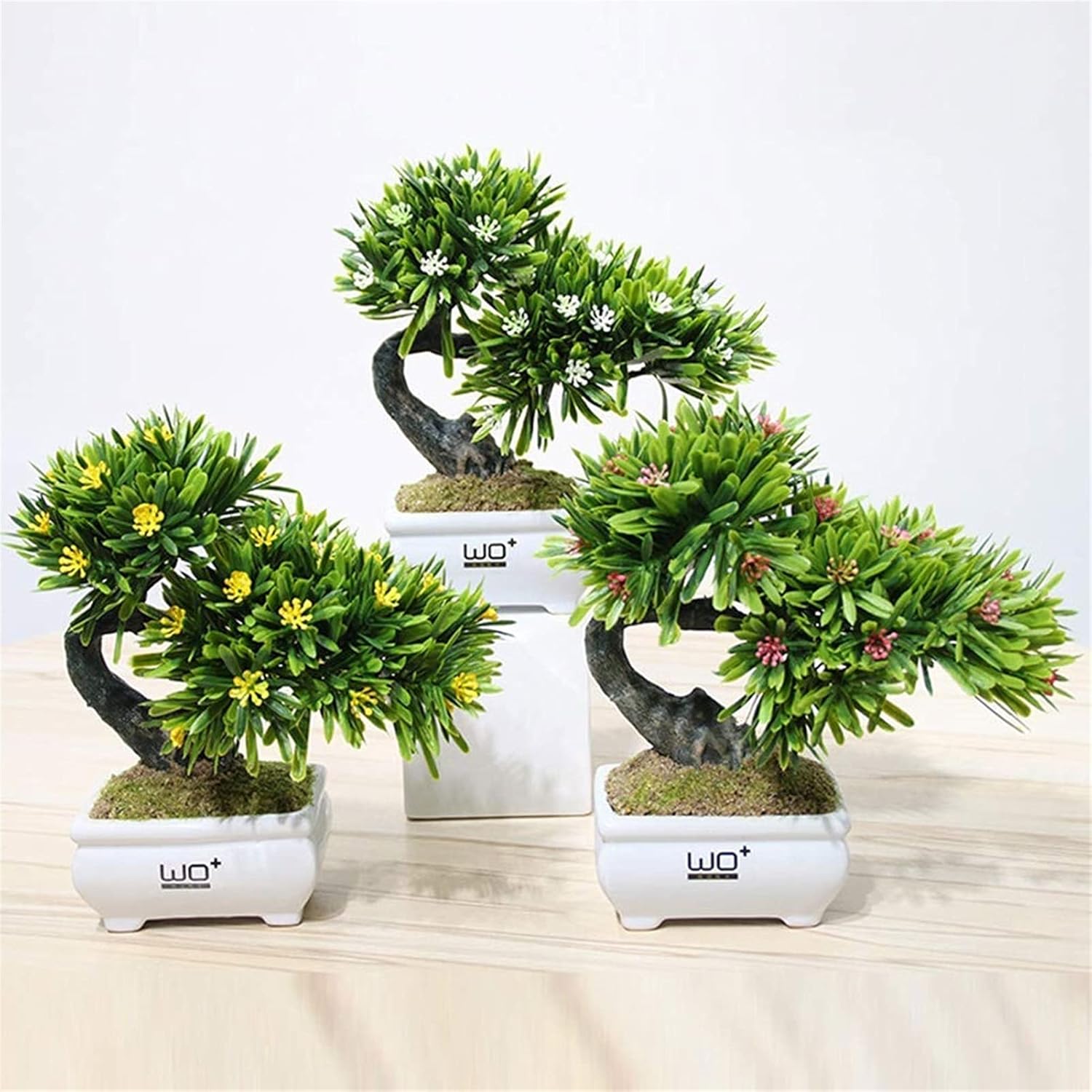 Artificial Bonsai Tree with Welcome Pine Design