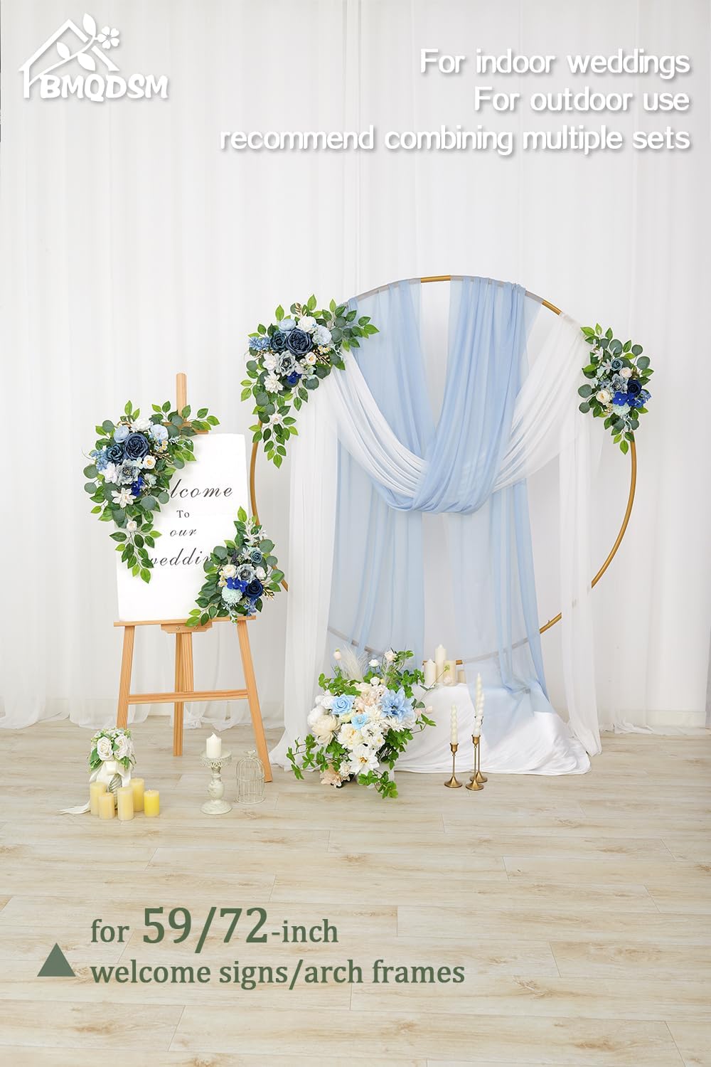 Elegant Artificial Wedding Arch Flowers Pack of 2
