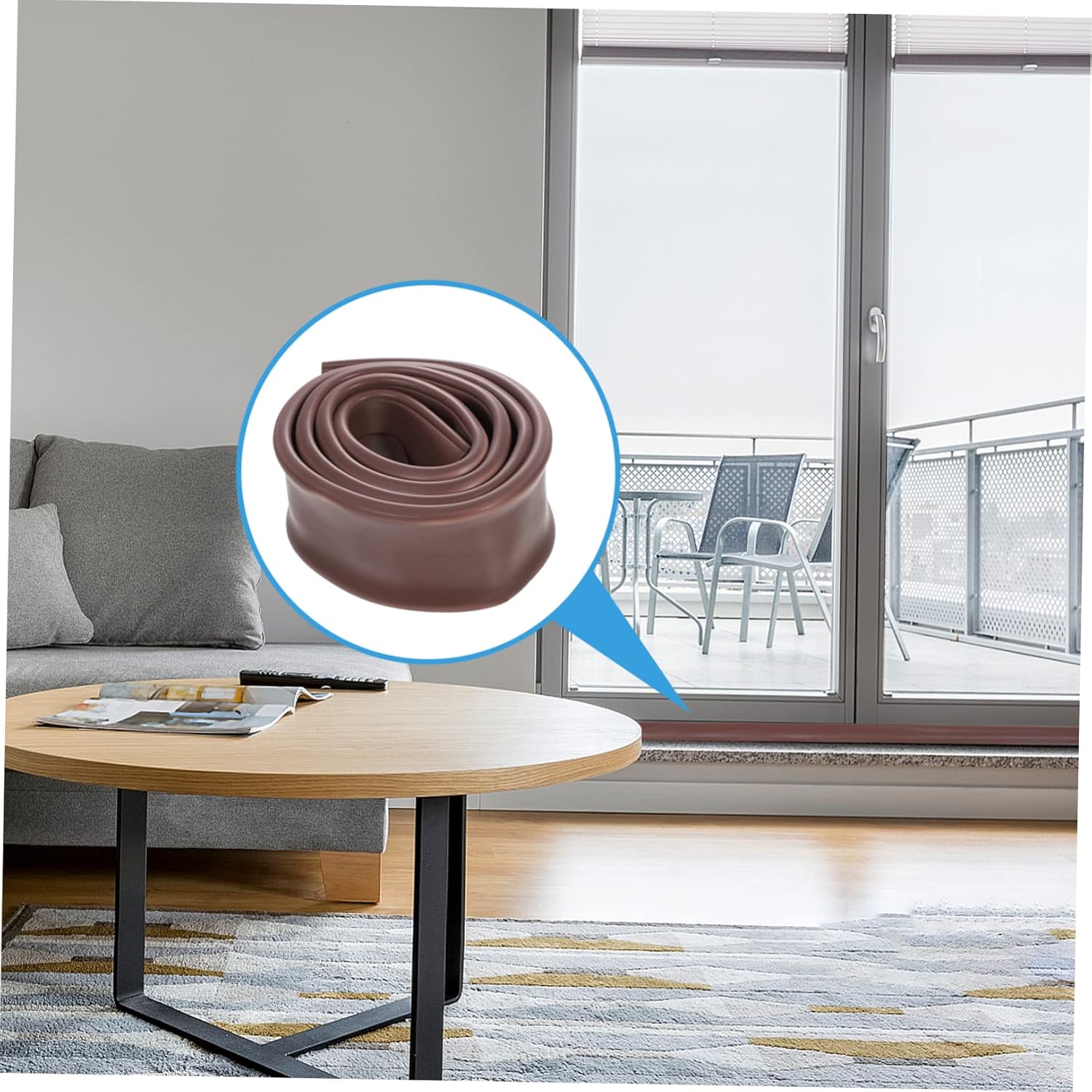Door Draft Stopper 378 Inches Windproof Seal Strip for Home