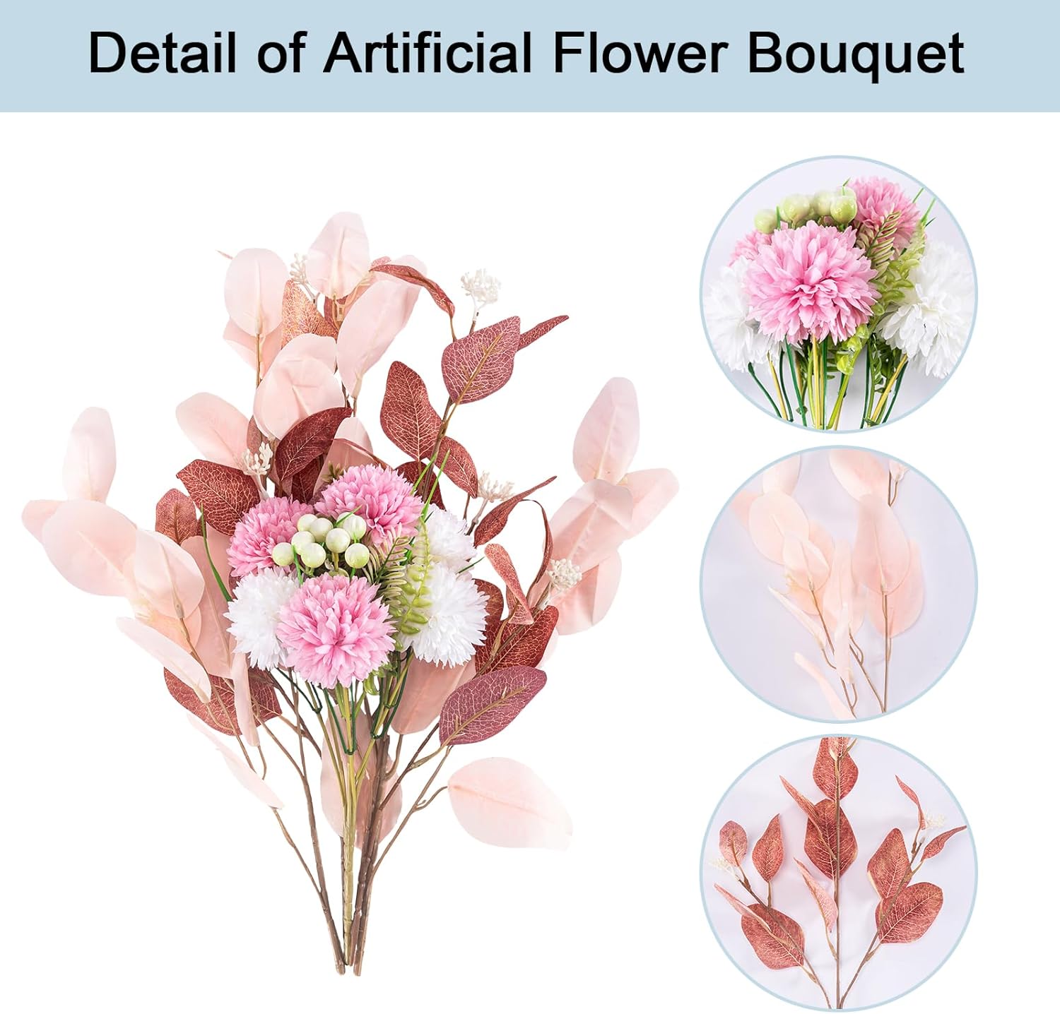 GOSTADY Artificial Chrysanthemum Ball for Decor