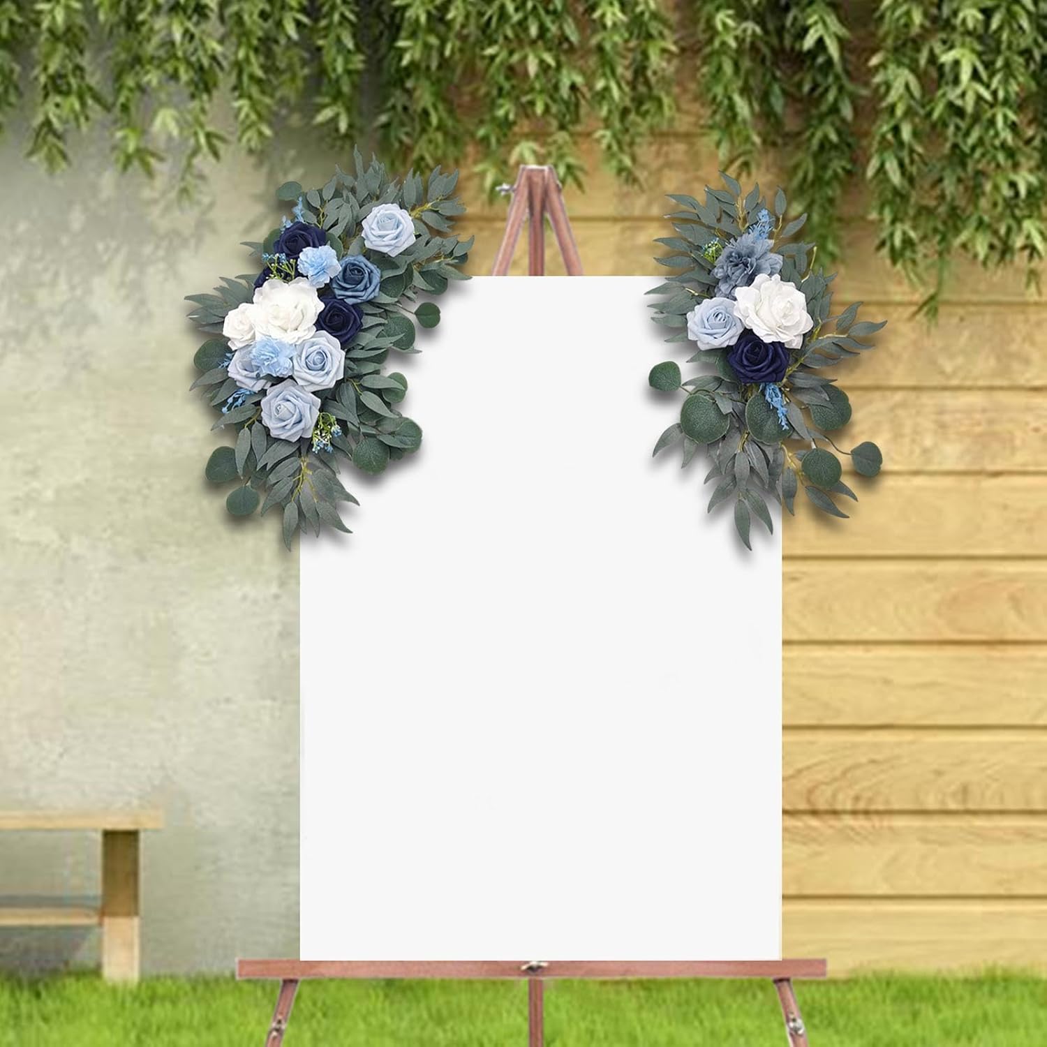 Artificial Blue Flower Swag for Wedding Arch