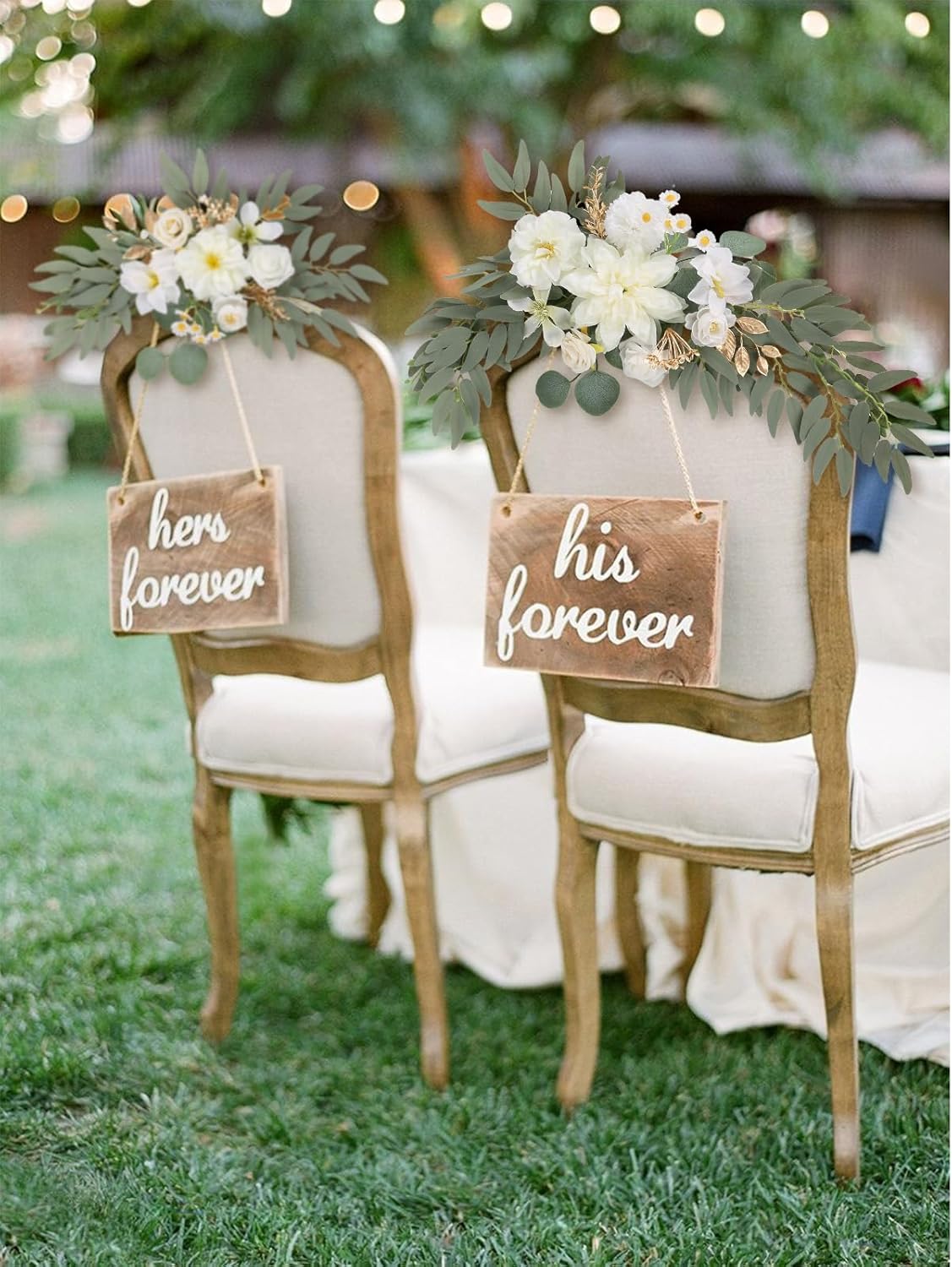 IPOPU Artificial Wedding Arch Flowers Set of 2