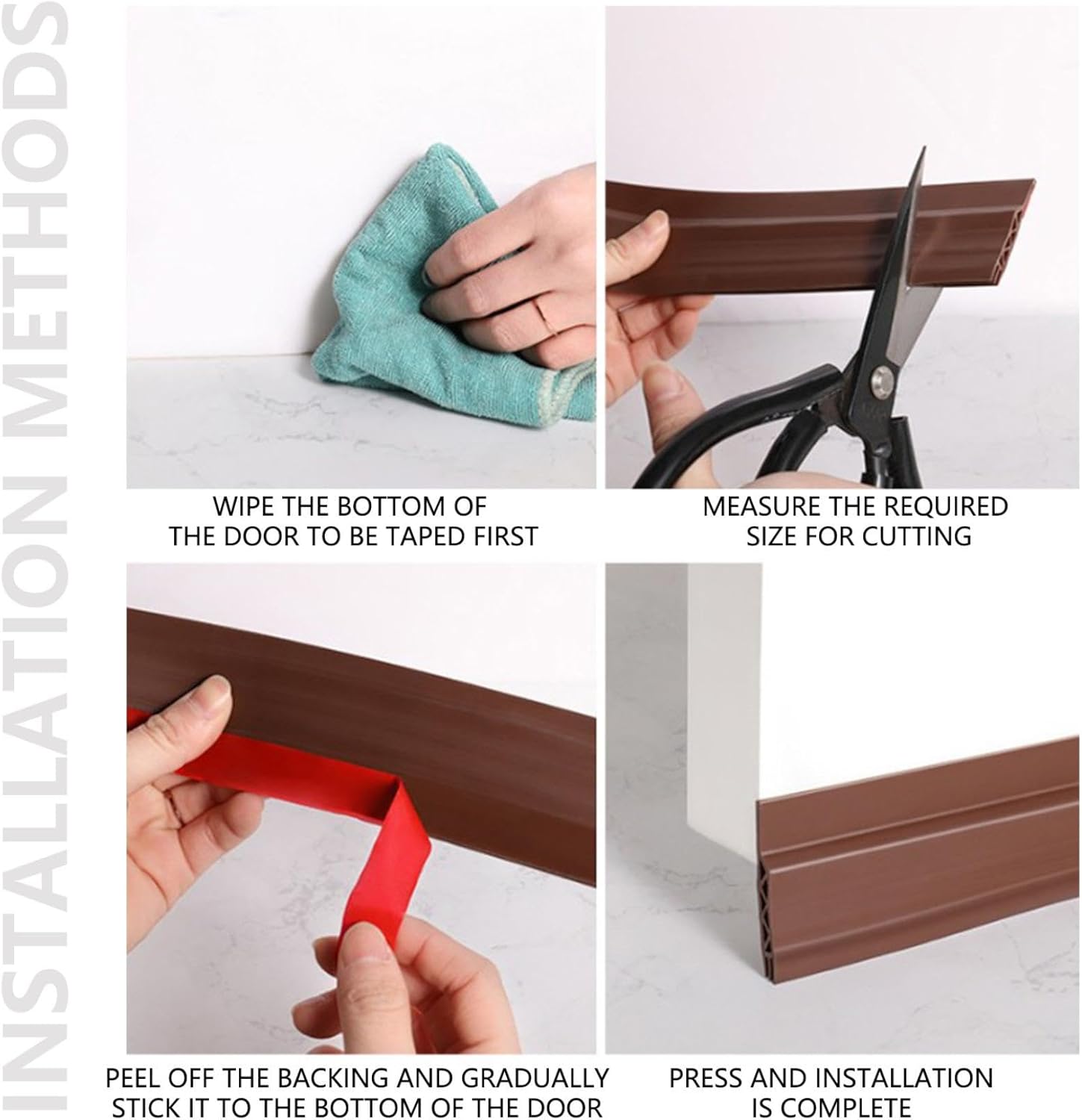 Kakina CMSX Door Draft Stopper 2x39 Brown
