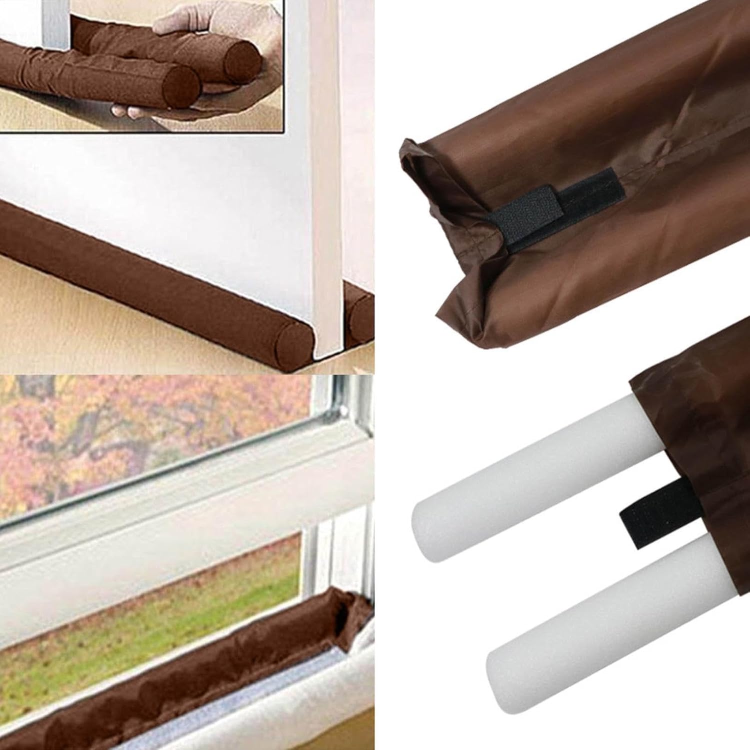 Adjustable Draft Stopper for Doors and Windows