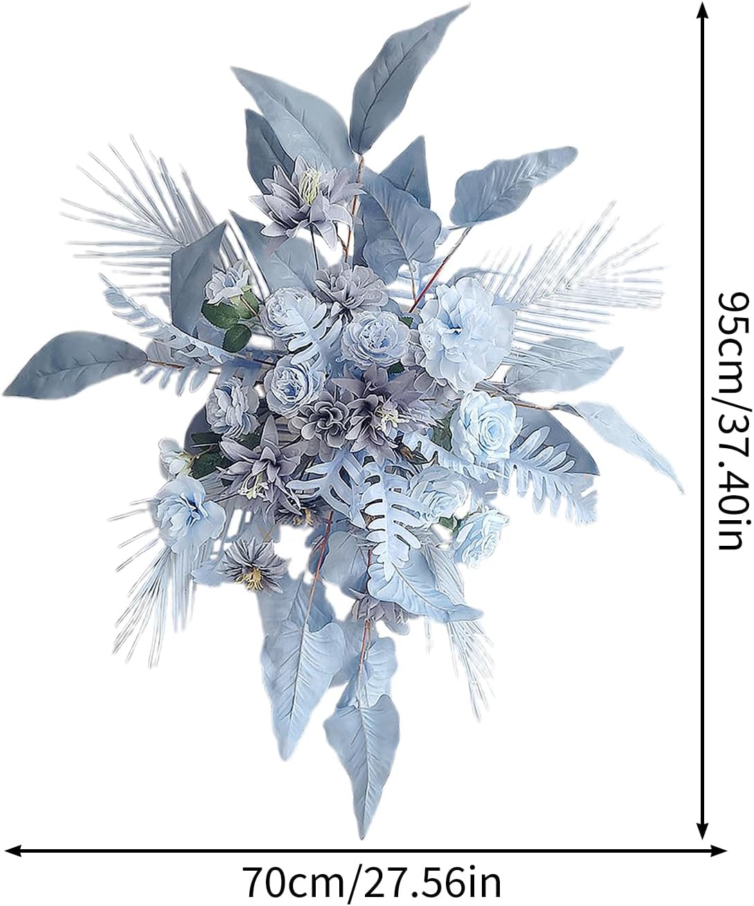 Marooma Artificial Wedding Arch Flowers 374 Inch Silk Decor