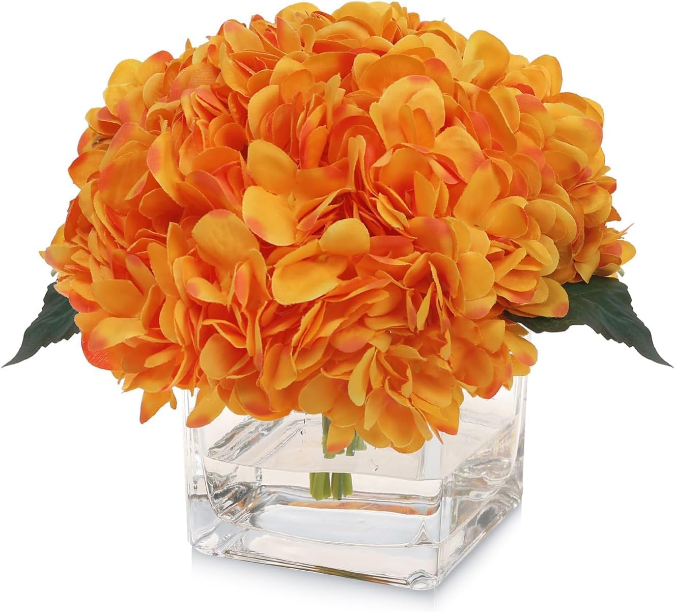 Exotic Dried Flower Bouquet Quiet Hydrangea Artificial Flowers Vase Arrangement
