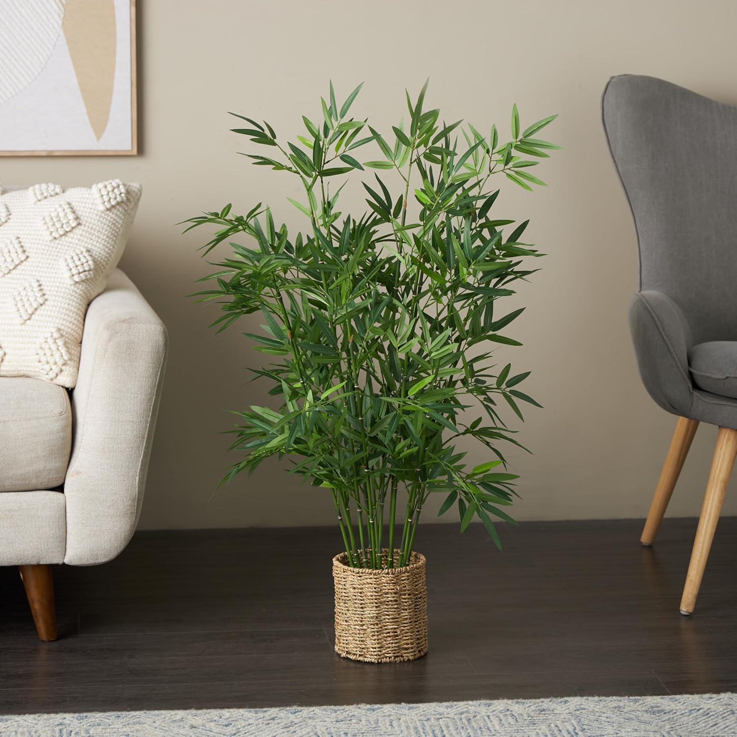 Deco 79 Realistic Artificial Tree with Seagrass Pot