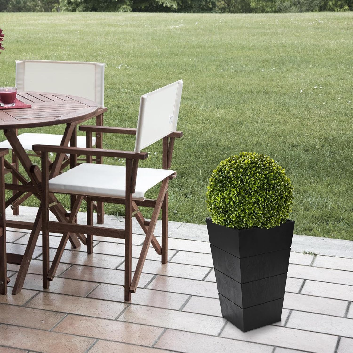 29in Artificial Plants with LED Lights and Battery Power